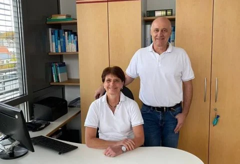 Ein Foto der Kollegen aus der Vorgängerpraxis.